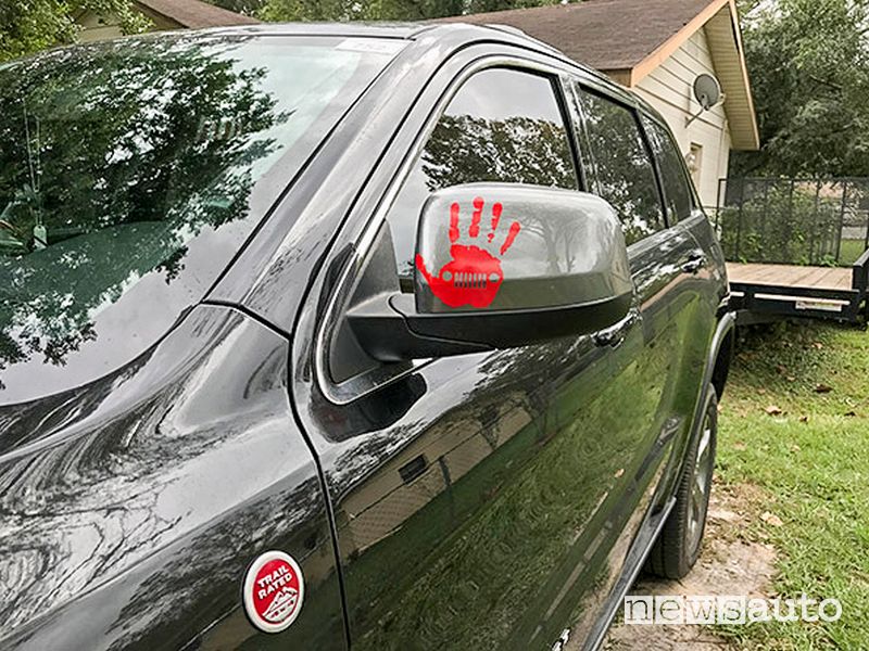 adesivo del saluto Jeep