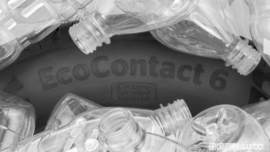 Plastica riciclata PET nei pneumatici Continental
