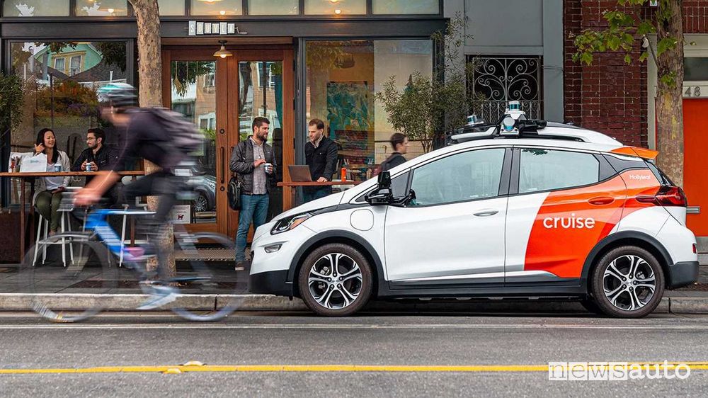 Chevy Bolt della Cruise a guida autonoma