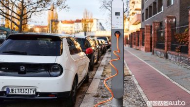 Ricarica elettrica, pali della luce come colonnine