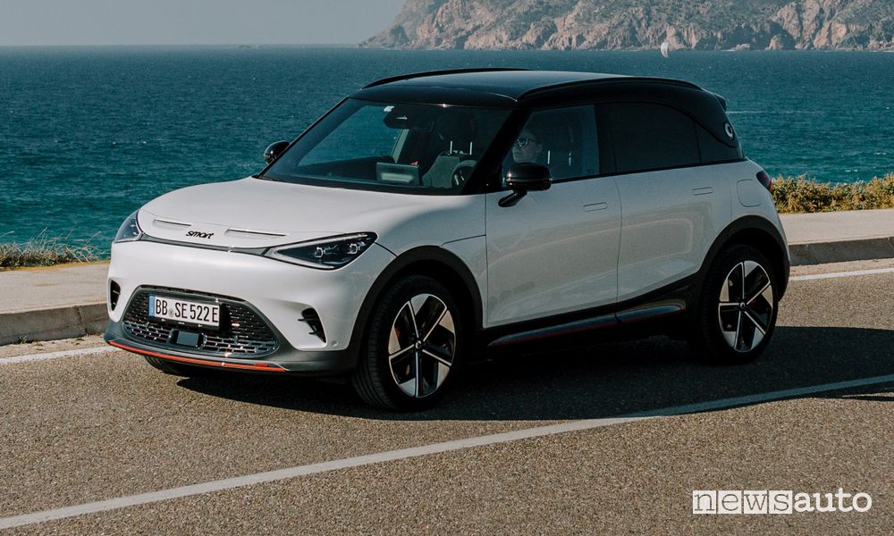 SUV elettrico smart #1, caratteristiche, autonomia e prezzi