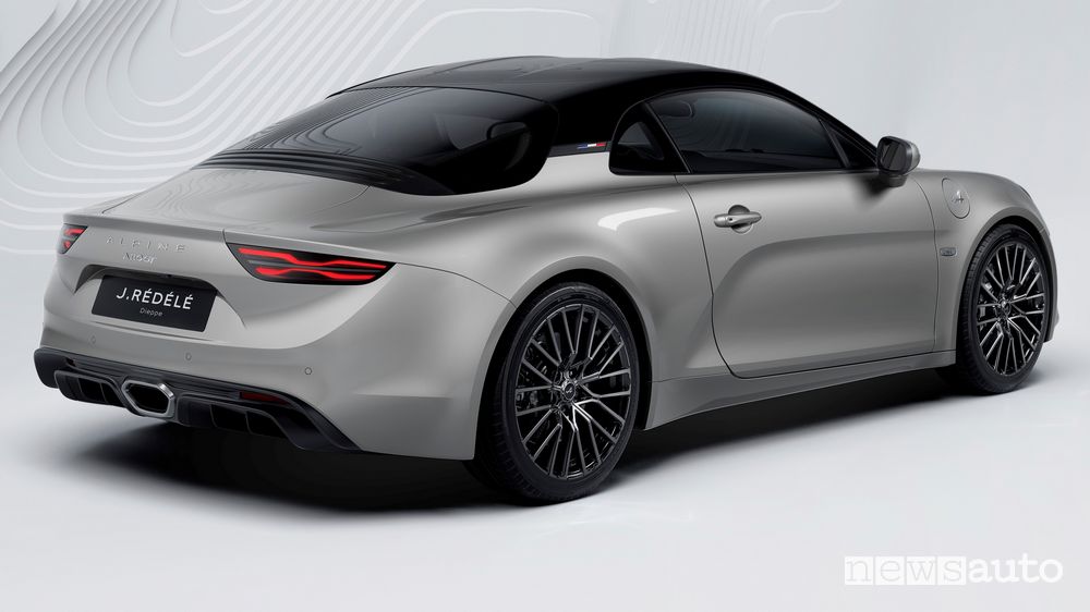 Vista posteriore Alpine A110 GT J. Rédélé