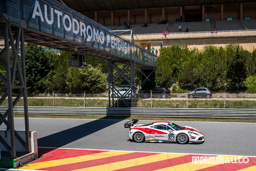 Campionato Italiano GT a Pergusa Ferrari 488 Challenge (Coluccio-Mazzola)