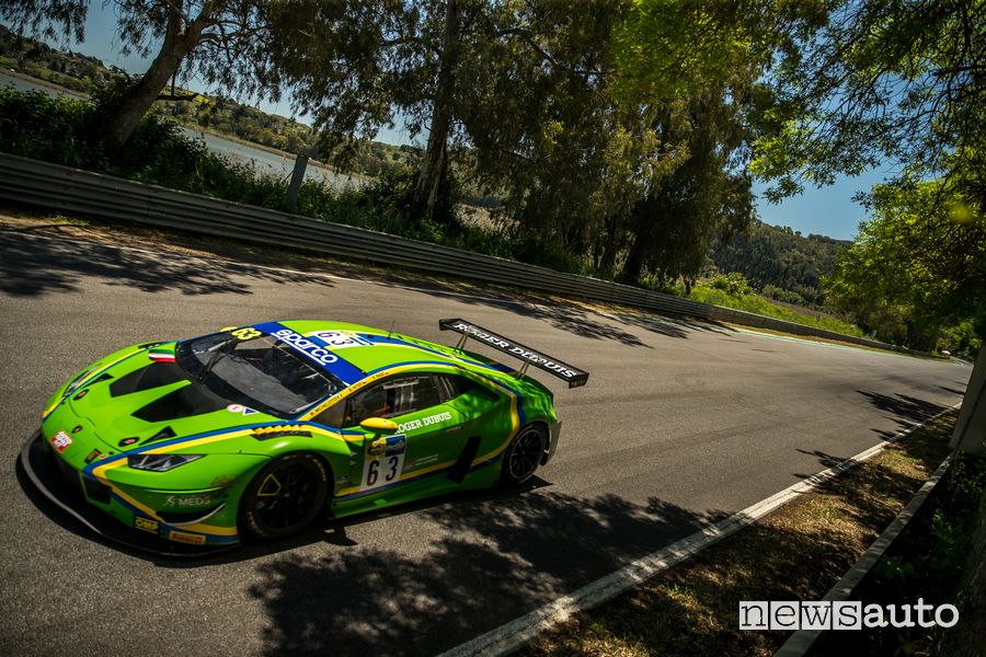 Campionato Italiano GT a Pergusa Lamborghini Huracan GT3 VSR (Basz-Hites-Michelotto)