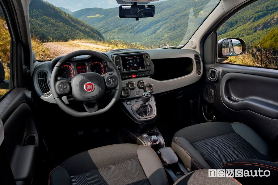 Plancia abitacolo Fiat Panda Garmin