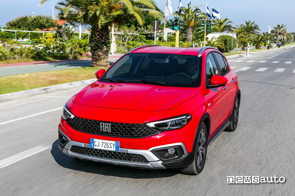 Fiat Tipo Hybrid prova su strada