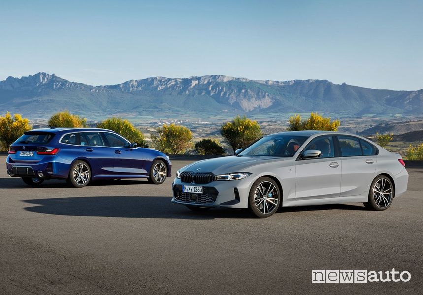 Nuova BMW Serie 3 Berlina e Touring plug-in