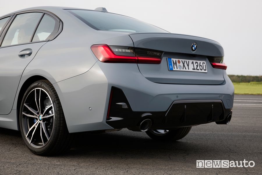 Scarico posteriore nuova BMW Serie 3 M340i