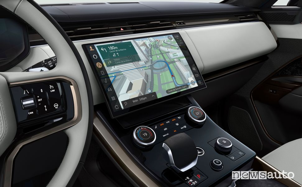 Display infotainment Pivi Pro 13,1" nuovo Range Rover Sport
