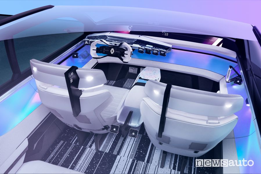 Abitacolo Renault Scénic Vision concept car