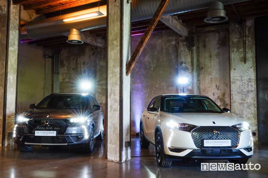 DS 3 Crossback Toits de Paris e DS 7 Crossback Ligne Noire serie speciali