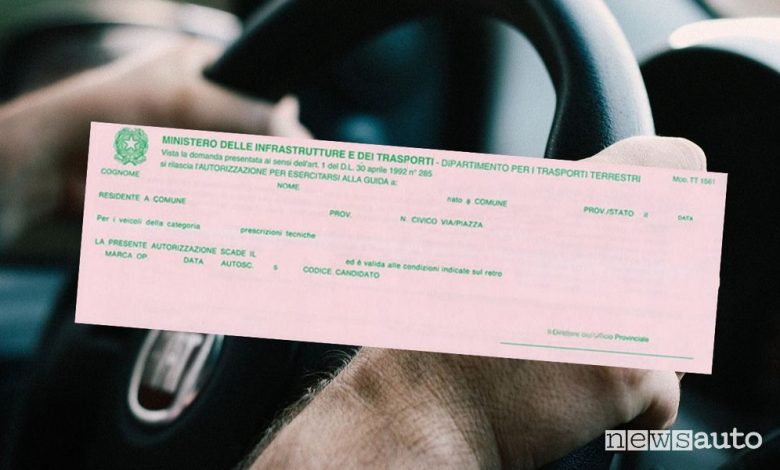 Foglio rosa, che cos'è, cosa si può fare