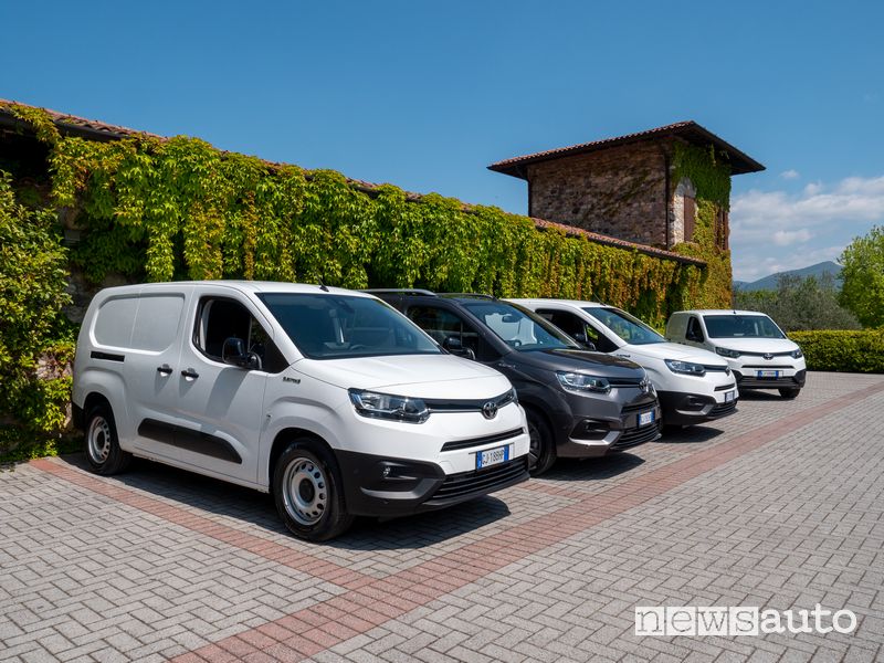 Nuovo Toyota Proace City VAN e Verso Electric