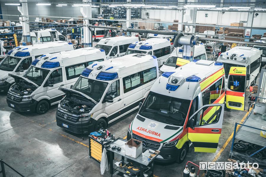 Officina Olmedo allestimento ambulanza