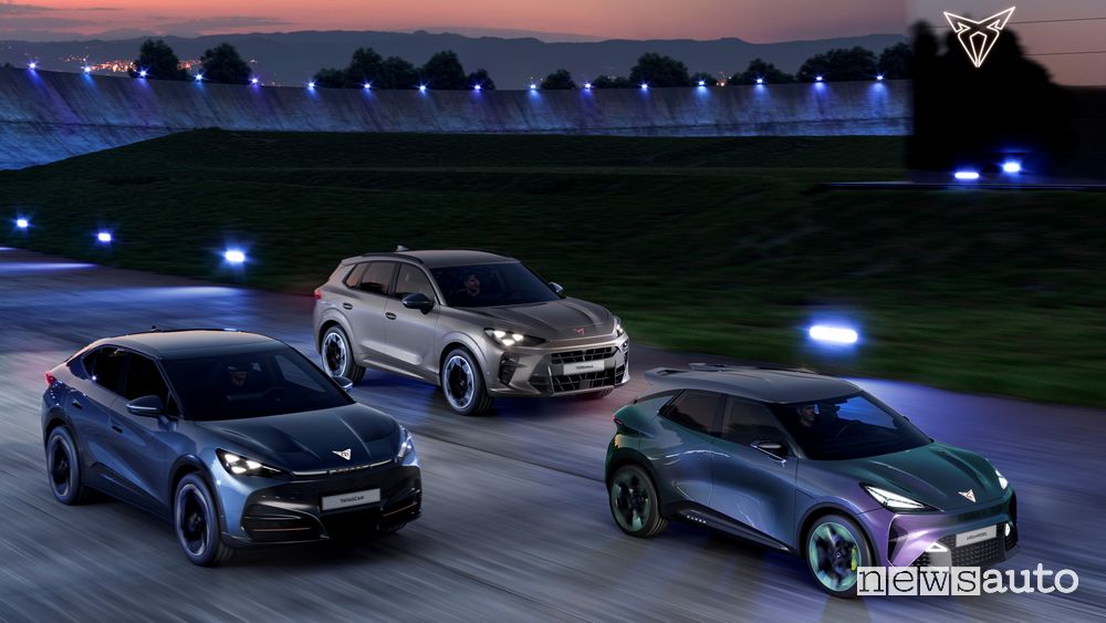 Nuove Cupra UrbanRebel, Tavascan. e Terramar