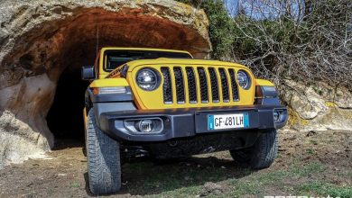 Paraurti e griglia anteriore Jeep Wrangler JLU Rubicon 4xe