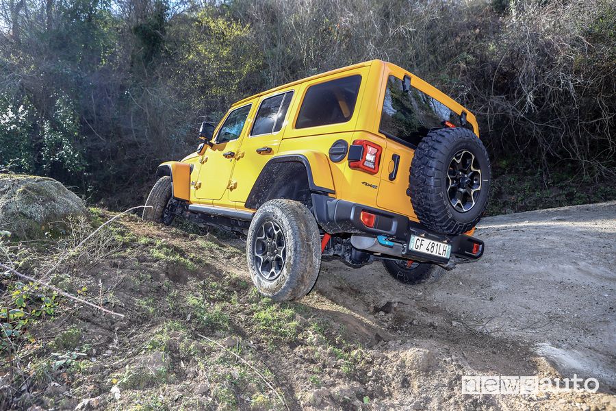 Passaggio in twist Jeep Wrangler JLU Rubicon 4xe