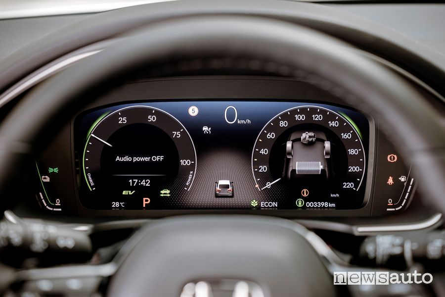 Display quadro strumenti Honda Civic e:HEV