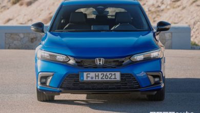 Frontale Honda Civic e:HEV