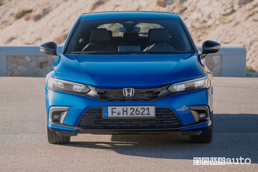 Frontale Honda Civic e:HEV