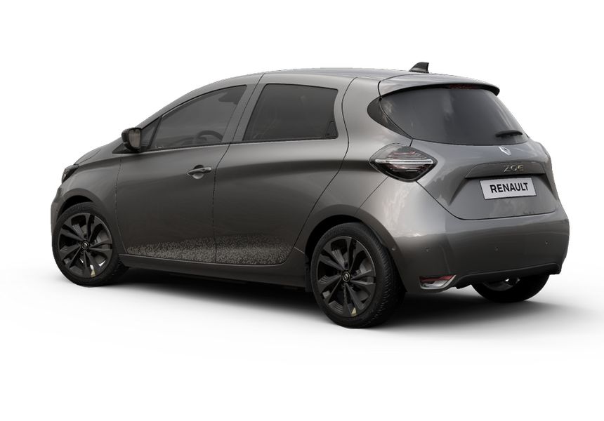 Vista posteriore nuova Renault Zoe