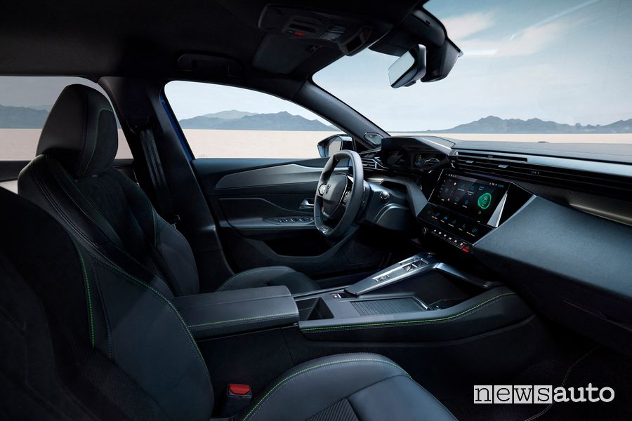 Sedili anteriori abitacolo nuovo Peugeot 408