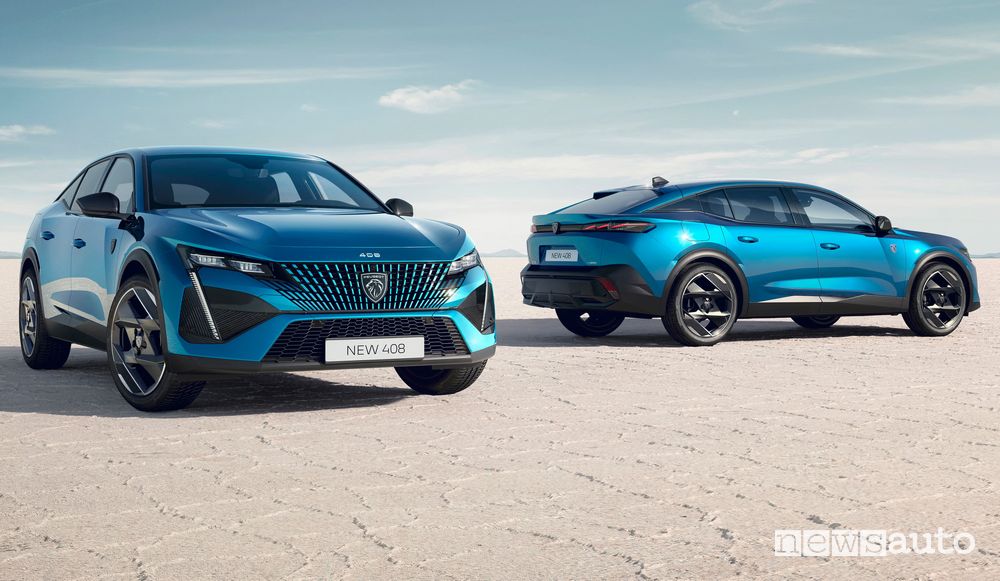 Nuovo Peugeot 408 SUV Coupé ibrido plug-in PHEV