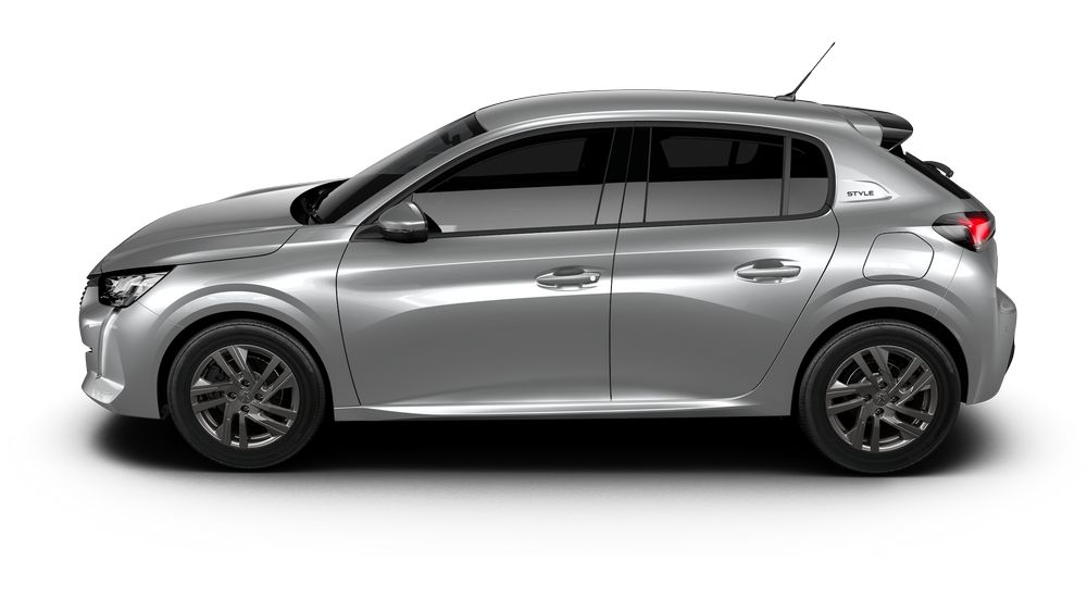 Vista laterale Peugeot 208 Style