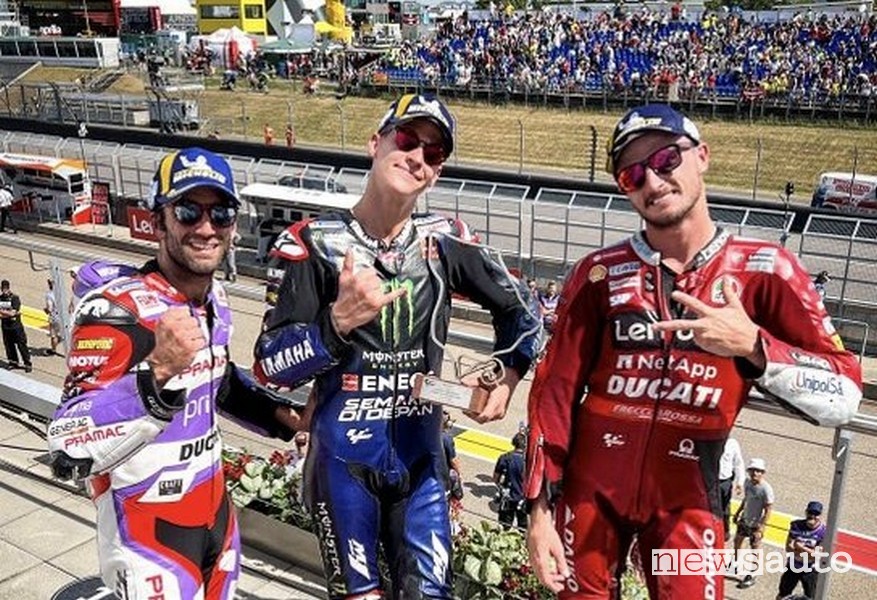 Podio Germania 2022 MotoGP