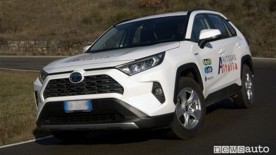 Toyota Rav4 ibrida a GPL, consumi ed emissioni CO2 a confronto