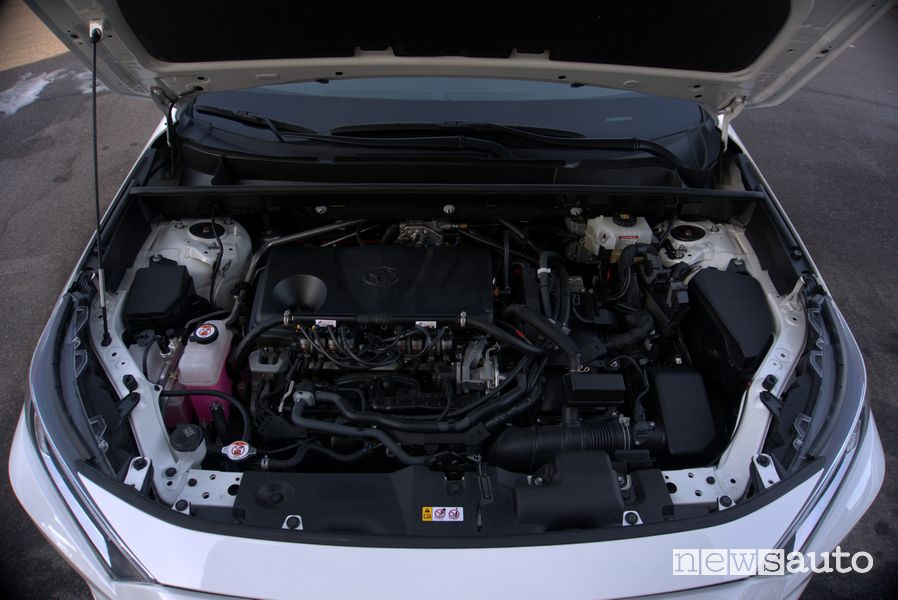 Vano motore Toyota Rav4 trasformata in GPL