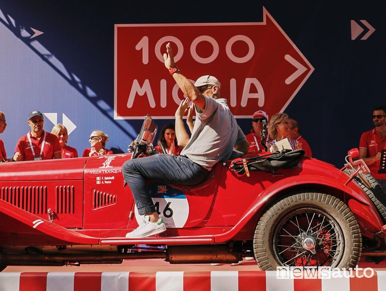 Alfa Romeo 6C 1750 SS ZAGATO del 1929 Andrea Vesco e Fabio Salvinelli vincitori Mille Miglia 2022