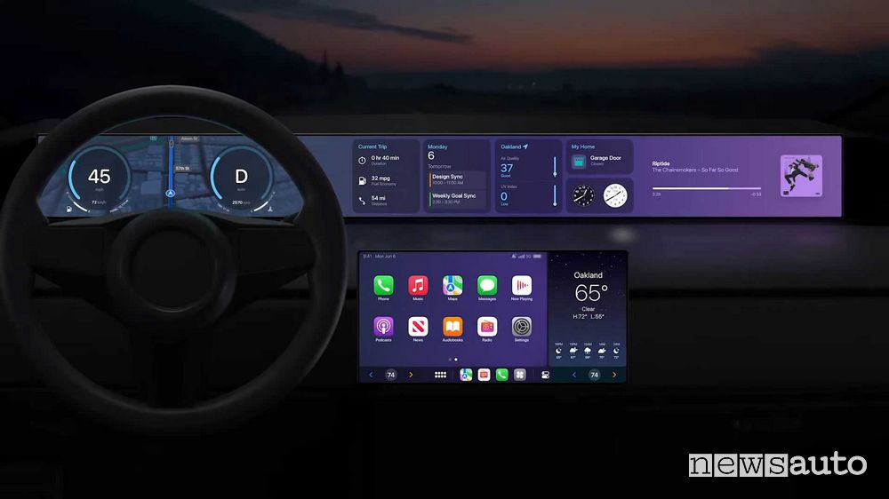 Apple CarPlay aggiornato ad iOS 16