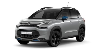 Vista di profilo Citroën C3 Aircross Rip Curl