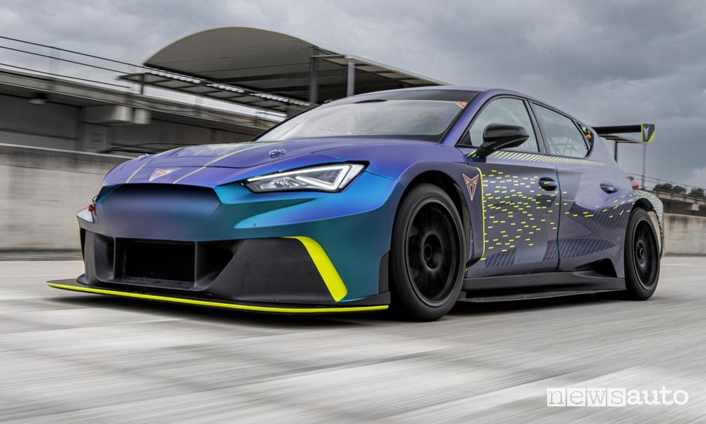 Cupra e-Racer auto elettrica da corsa