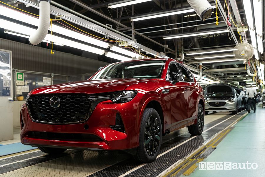 Produzione auto, neutralità carbonica Mazda