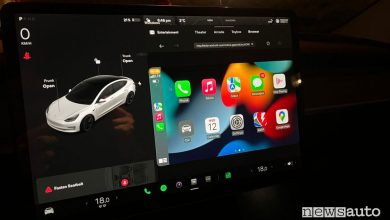 Apple CarPlay e Android Auto su Tesla, come funziona