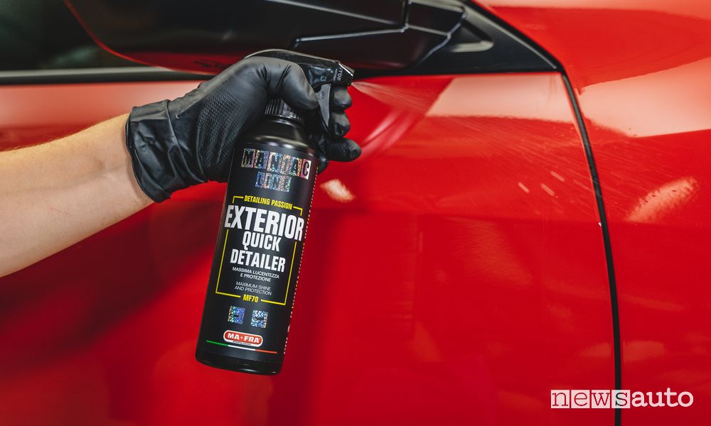 Exterior Quick Detailer, come si usa per lavare la carrozzeria a secco