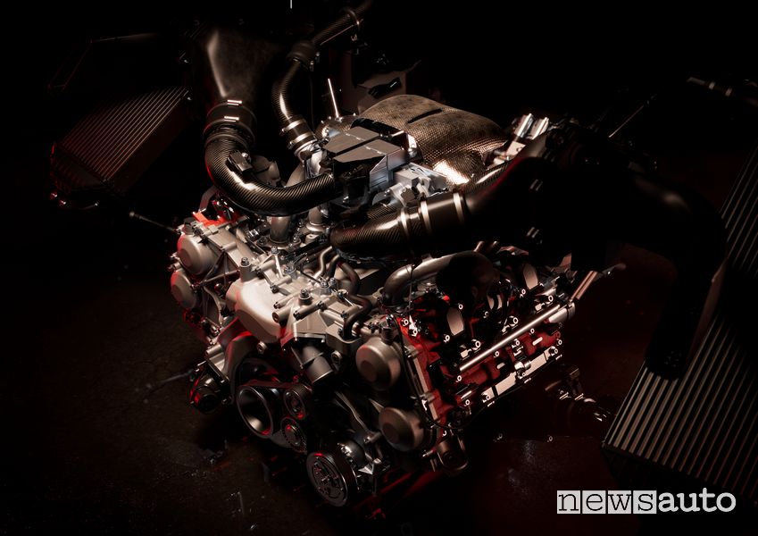 Motore V6 Ferrari 296 GT3