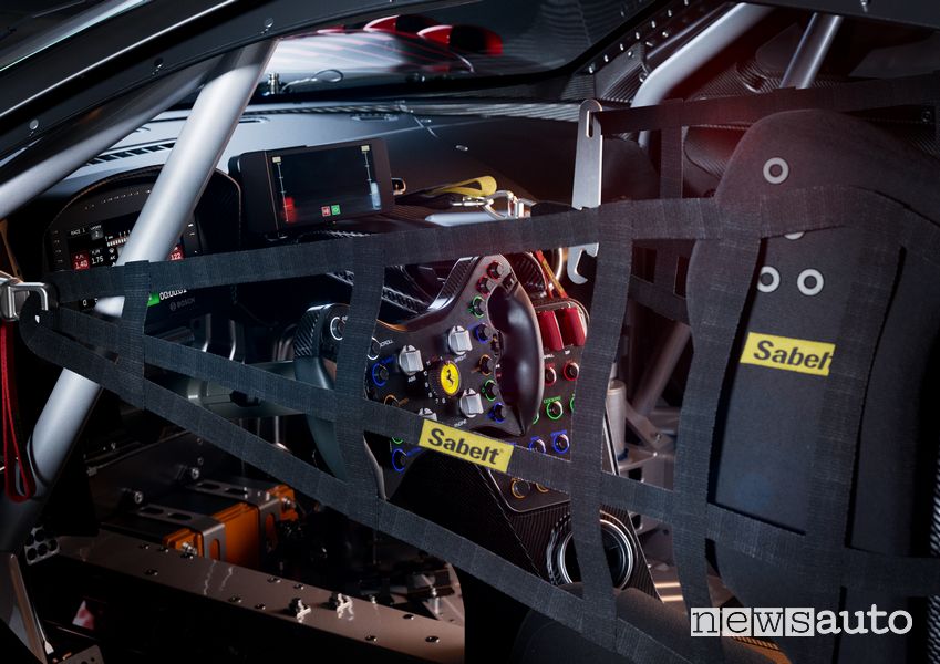 Volante abitacolo Ferrari 296 GT3