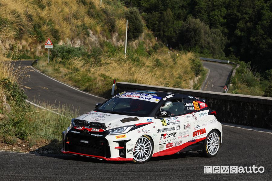 Paperini vince il Rally di Roma 2022 valido per il monomarca GR Yaris Rally Cup