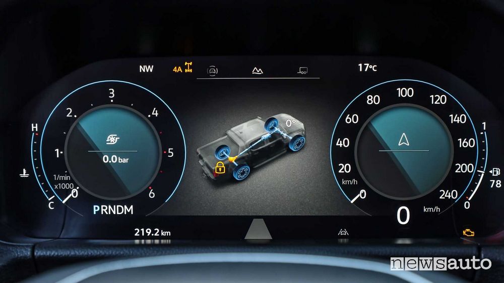Display quadro strumenti abitacolo Volkswagen Amarok