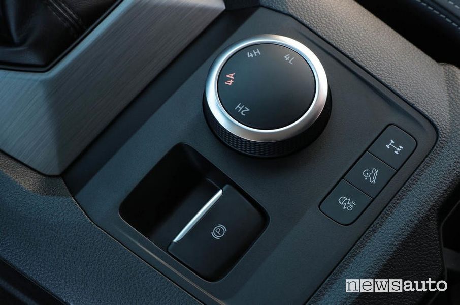 Selettore trazione 4Motion Volkswagen Amarok PanAmericana