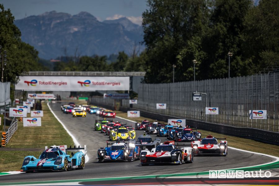 Partenza WEC alla 6 Ore di Monza 2022