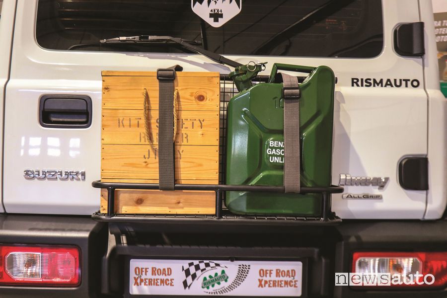 Portatanica supplementare portellone posteriore Suzuki Jimny PRO