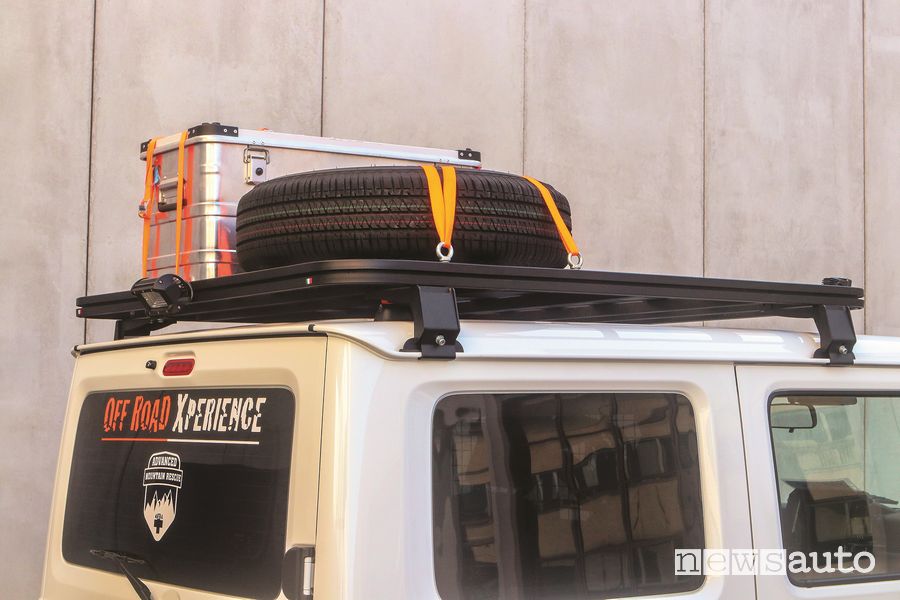 Ruota di scorta portapacchi Suzuki Jimny PRO Advanced Mountain Rescue