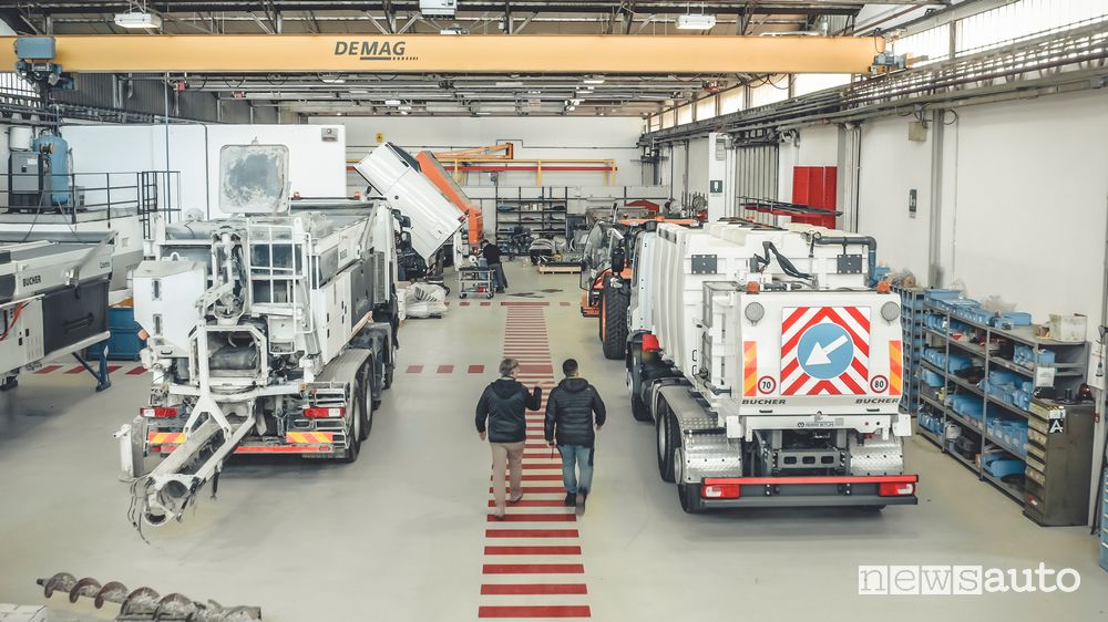 Camion spazzaneve caratteristiche