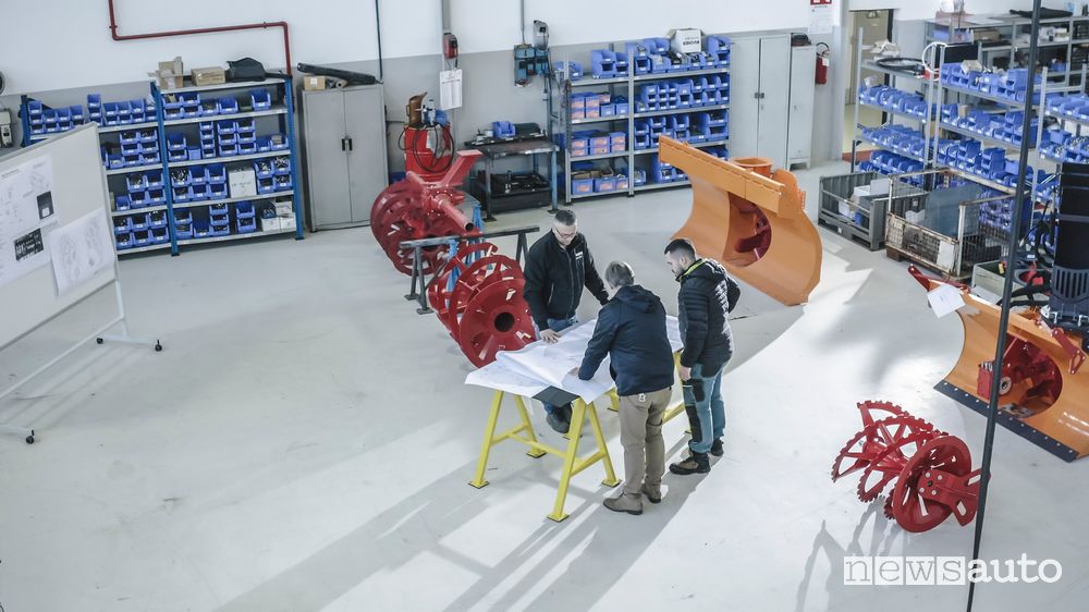 Camion spazzaneve come nasce