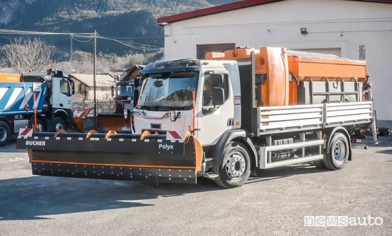 Camion spazzaneve, com'è fatto, caratteristiche e prezzi