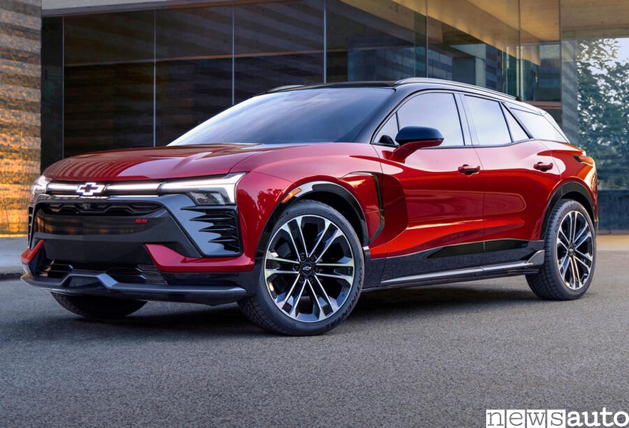 Chevrolet Blazer EV su cui si baserà il veicolo della polizia